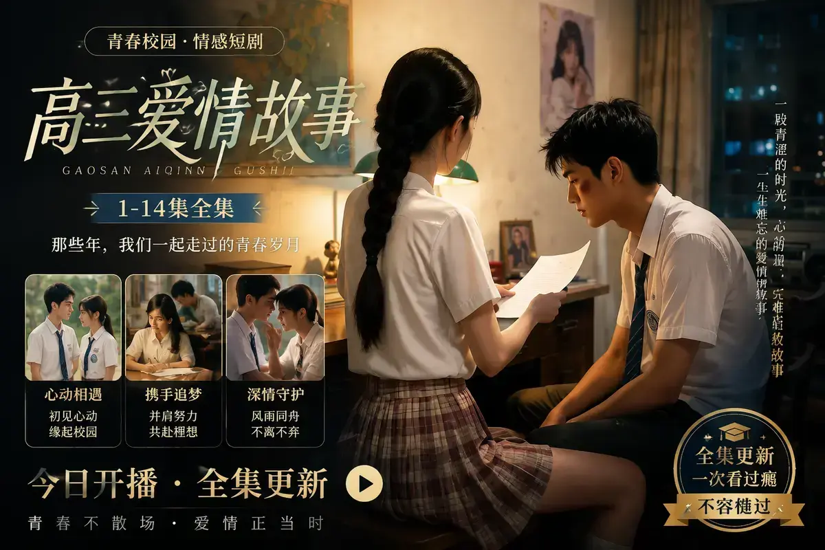 AI短剧B中爱情故事-全集免费观看-4K超清未删减-夸克网盘极速秒存